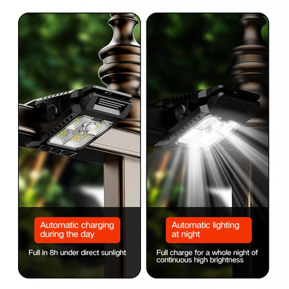 Udendørs Solcelledrevet Klemme LED-bevægelseslys