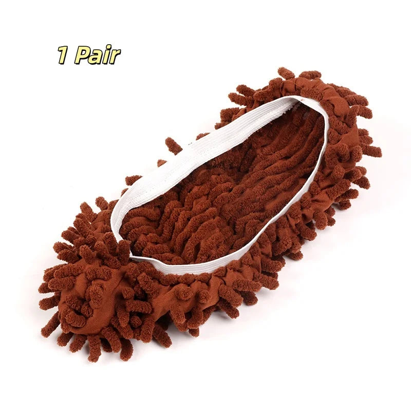 1 Par Mikrofiber Moppehjemmesko