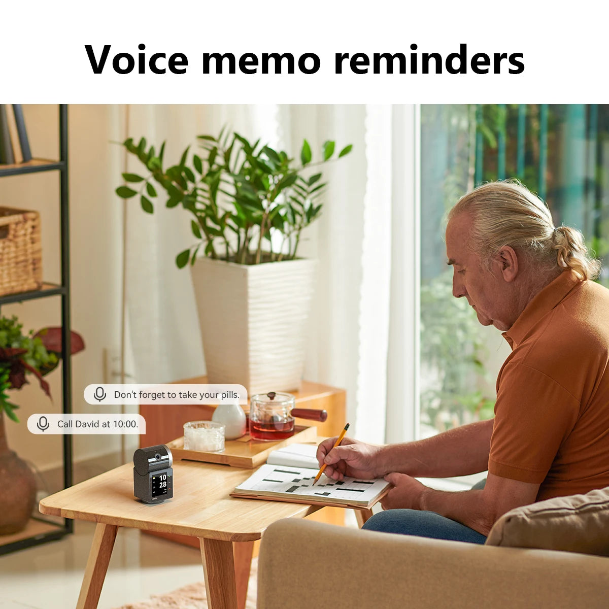 Indendørs WiFi-Sikkerhedskamera med Skærm og Tale