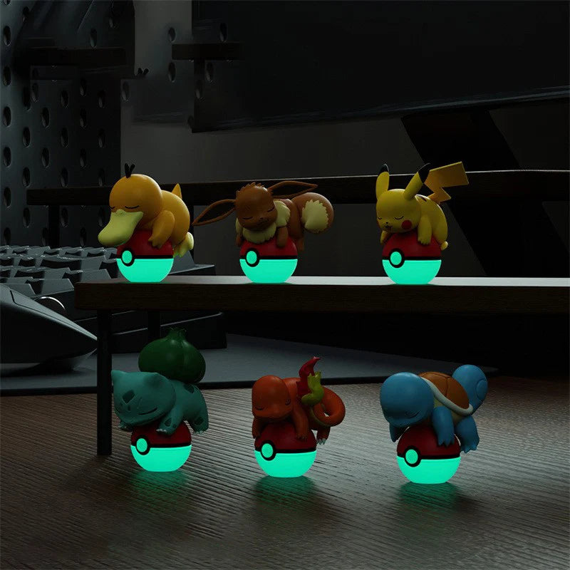 Mini Pokémon Natlampe Figur – Pikachu & Venner