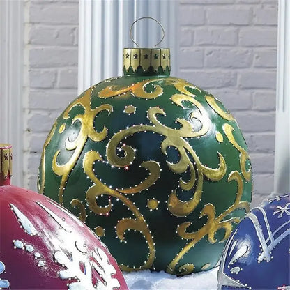 60 cm Oppustelig Julekugle til Dekoration