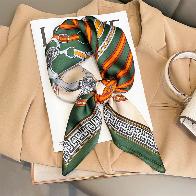 Silke Satin Tørklæde til Kvinder