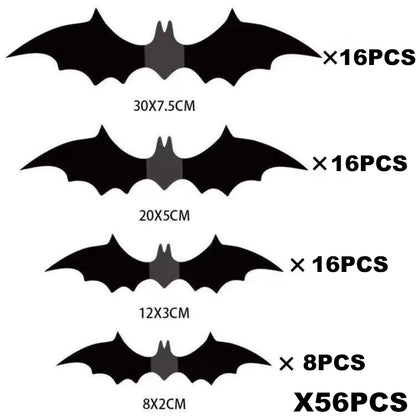 PVC Sort Flagermus