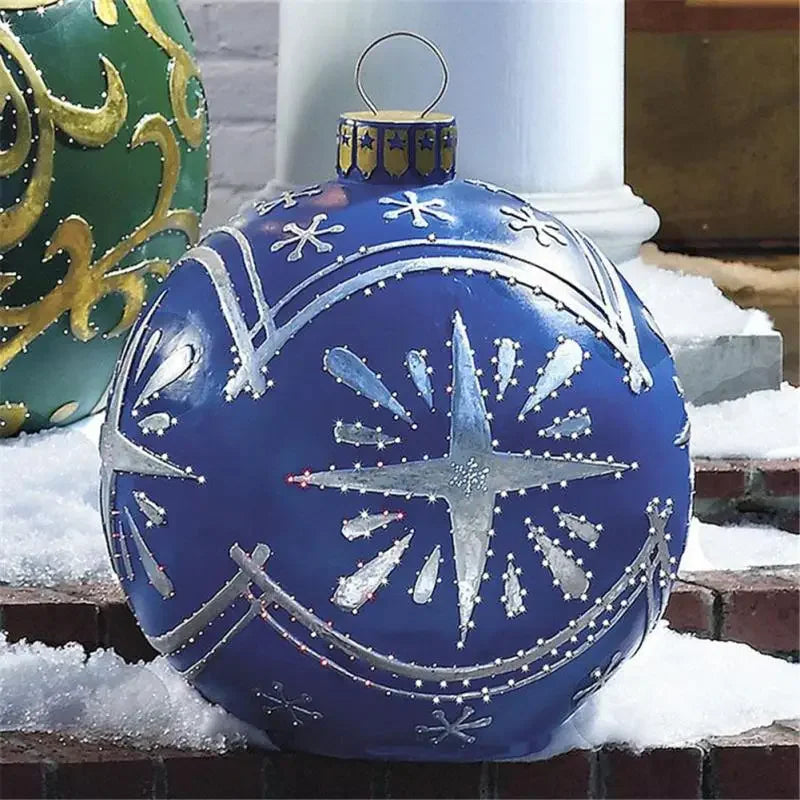 60 cm Oppustelig Julekugle til Dekoration
