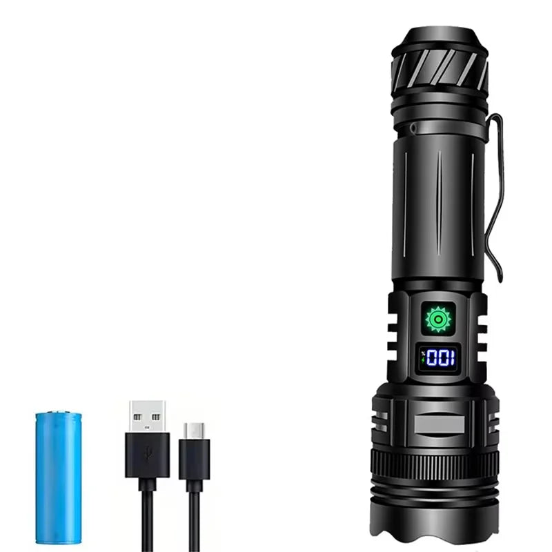 Kraftig USB LED-Lommelygte – Bærbar Lanterne