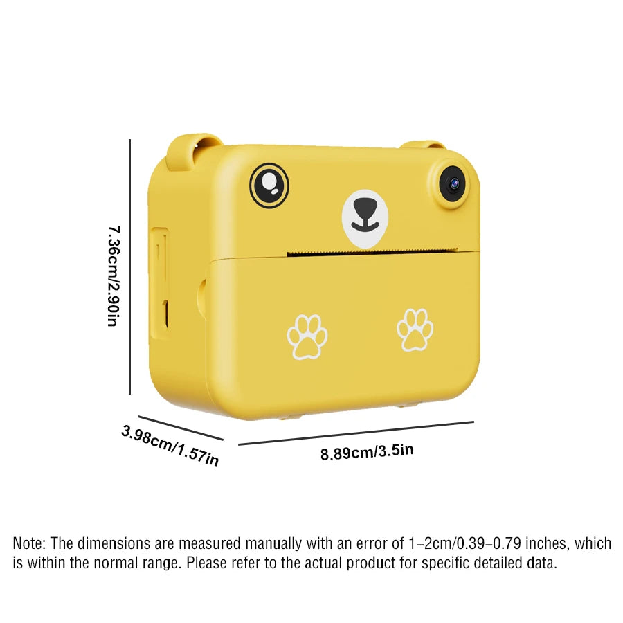 Digitalt Børnekamera med Instant Fotoprinter