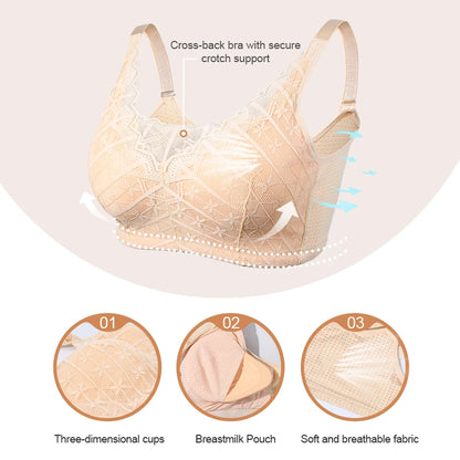 Justerbar Bomulds Mastektomi Bh med Lomme