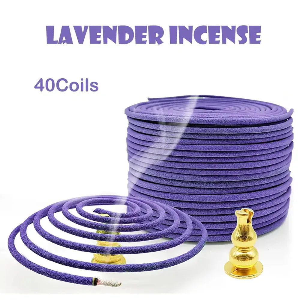 Langtidsholdbare Lavendel Aromaterapispiraler