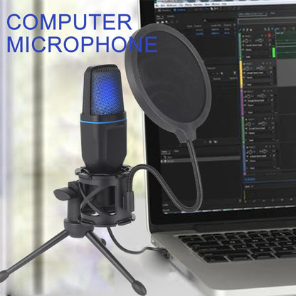 USB RGB Kondensatormikrofon til Gaming og Streaming