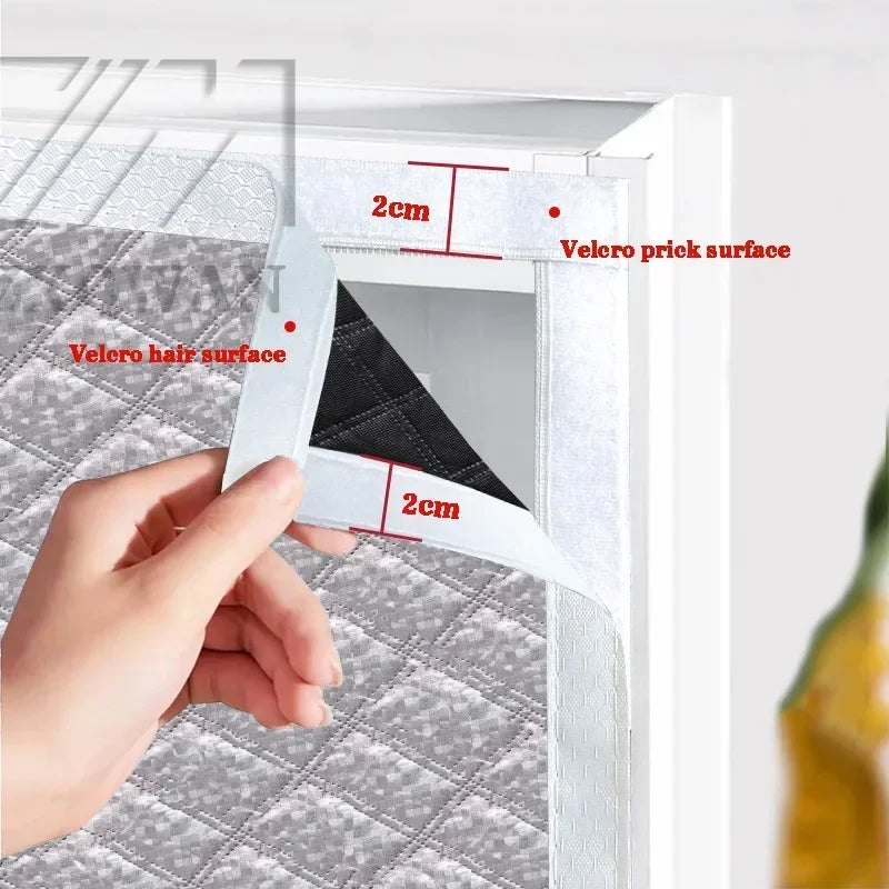 Vinter Vind- og Isolerende Vinduesgardin