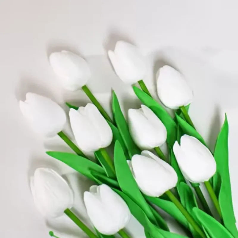 5 stk. Kunstige Tulipanblomster til Hjemmeindretning