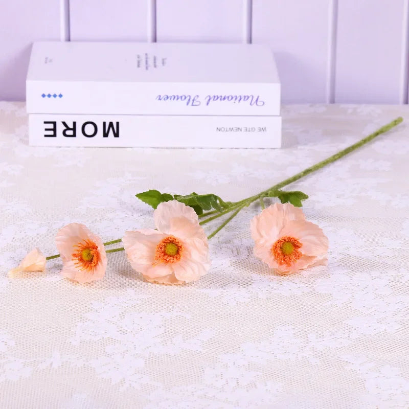 Kunstige Valmueblomster til Boligindretning