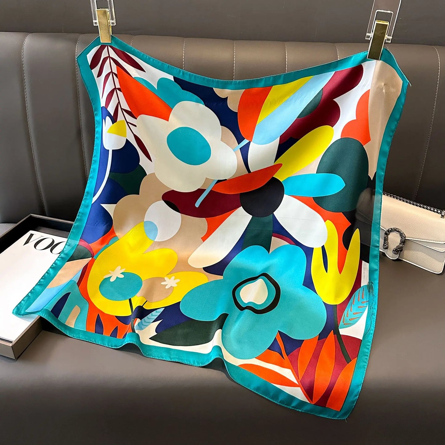 Silke Satin Tørklæde til Kvinder