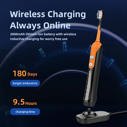 USB Genopladelig Sonic Elektrisk Tandbørste