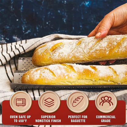 Slip-Let Baguette Bageform til Franskbrød