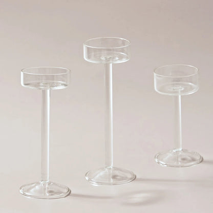 Dekorativt Glas Fyrfadslysestage