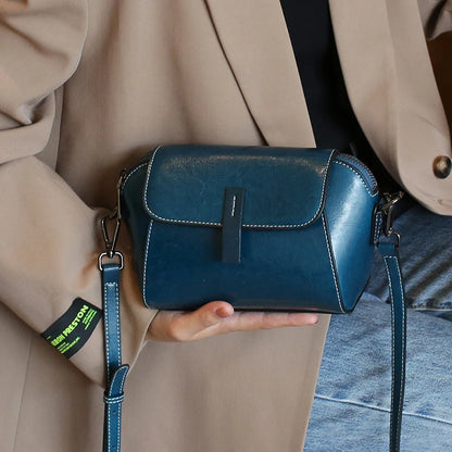 Lille Crossbodytaske i Ægte Læder til Kvinder