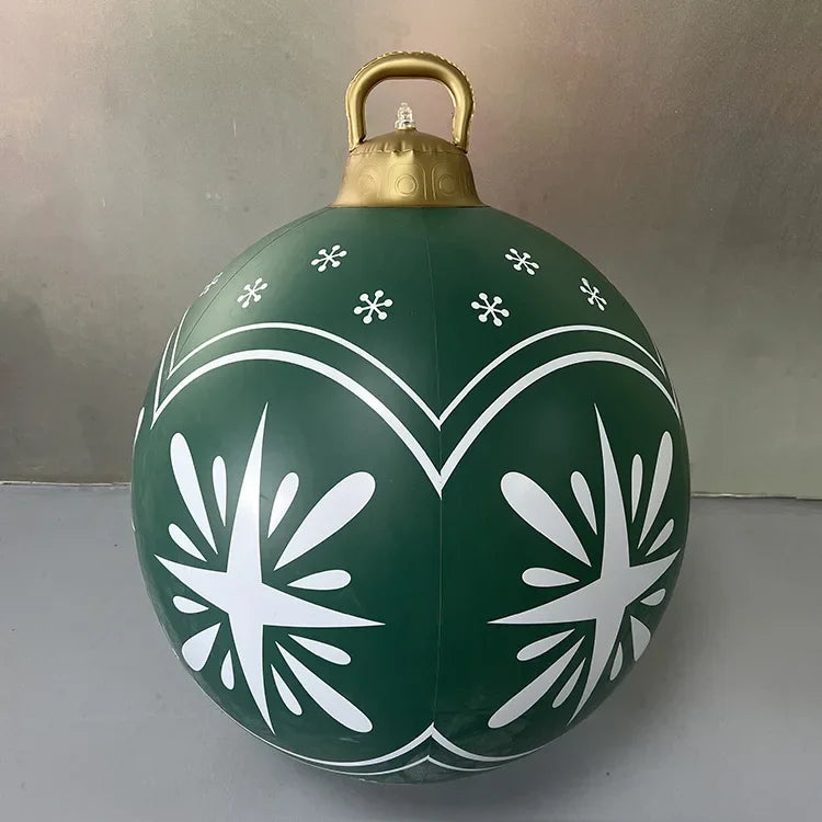 60 cm Oppustelig Julekugle til Dekoration