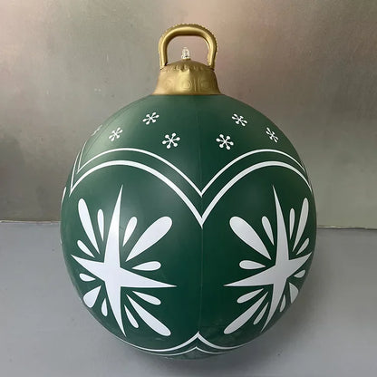 60 cm Oppustelig Julekugle til Dekoration