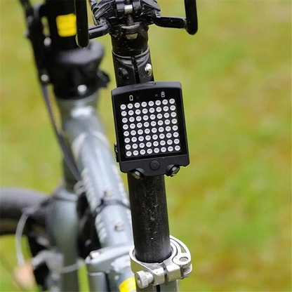 USB Genopladeligt Cykelbaglys med Fjernbetjening