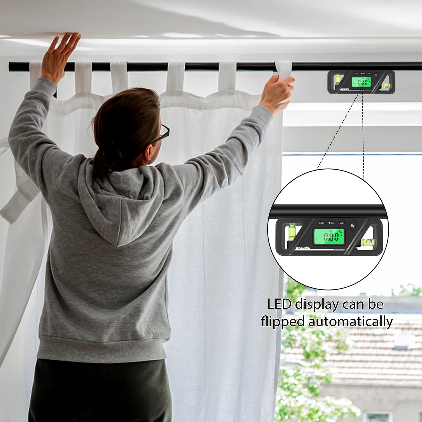 LCD Digitalt Vinkelmåleværktøj