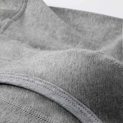 Herre Bomulds Boxershorts med Høj Talje og Lange Ben