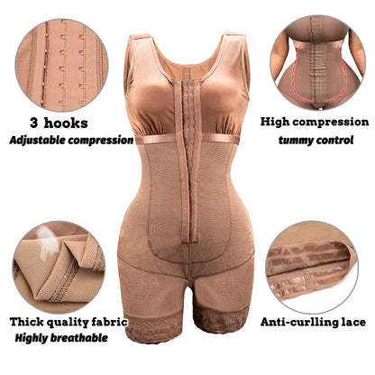 Formende Shapewear Bodysuit med Mavekontrol til Kvinder