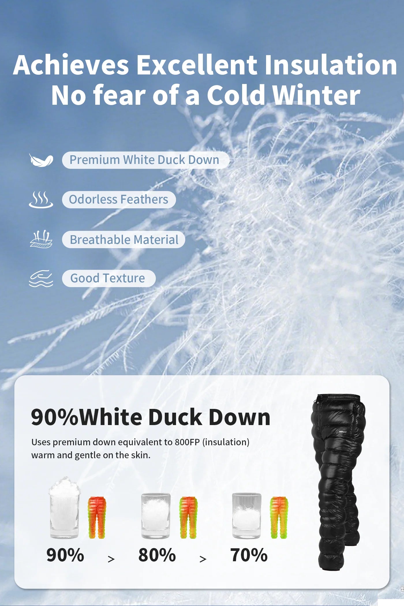 Ultralette Dunbukser – Varm, Vandtæt & Vindafvisende