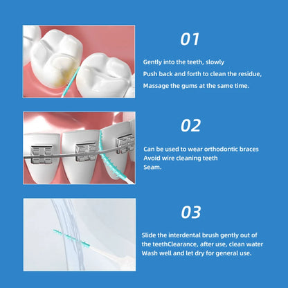 150stk Bløde Interdentalbørster