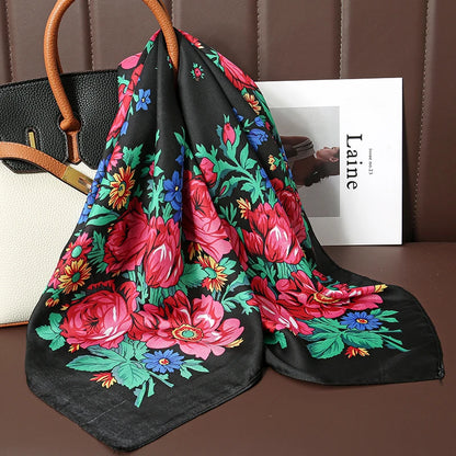 Silke Satin Tørklæde til Kvinder