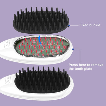 Elektrisk Kam-Massager med Lysterapi