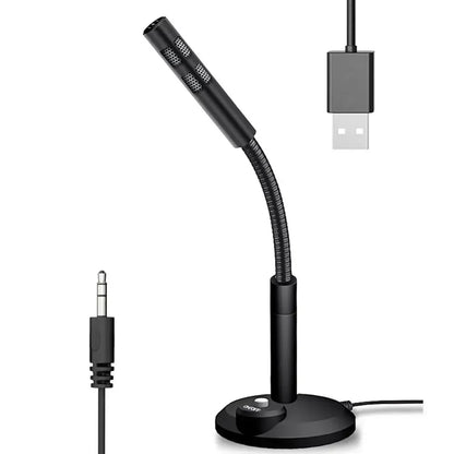 Mini USB Desktop Mikrofon til Gaming, Podcast og Streaming