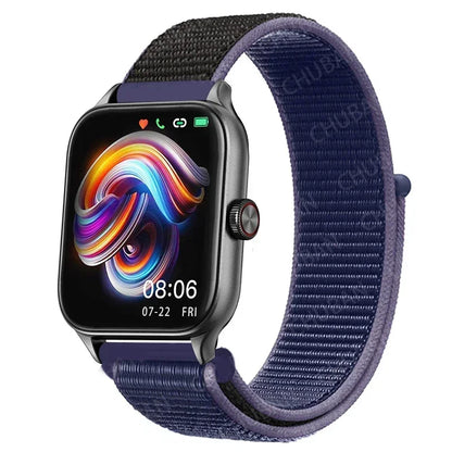 Nylonløkke Urrem til Amazfit, Samsung, Huawei, Xiaomi, Garmin