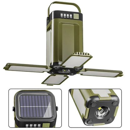 Sammenklappelig Solcelle Campinglampe