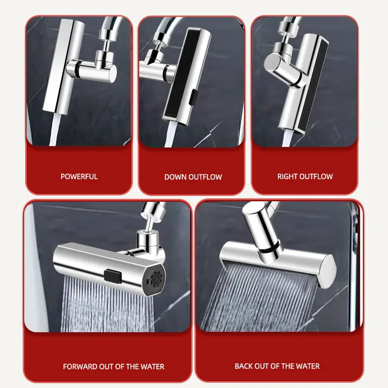 Universel Køkkenvandhane Dyse med 3 Funktioner