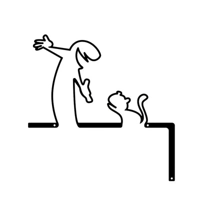 Metal Væg- og Dørdekorationsskilt