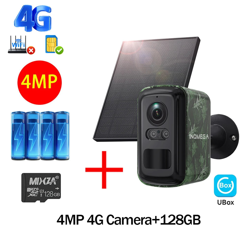 5MP 4G- og WiFi Vildtkamera med Solpanel