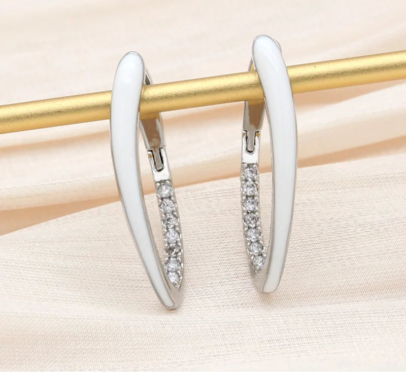 Emaljeøreringe til Kvinder