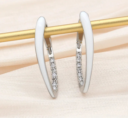 Emaljeøreringe til Kvinder