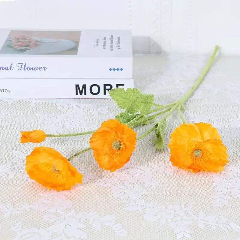 Kunstige Valmueblomster til Boligindretning