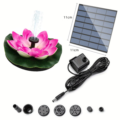 Mini Sol-Lotus Fontæne til Havedam