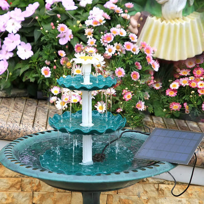3 Lagdelt Solar Springvand