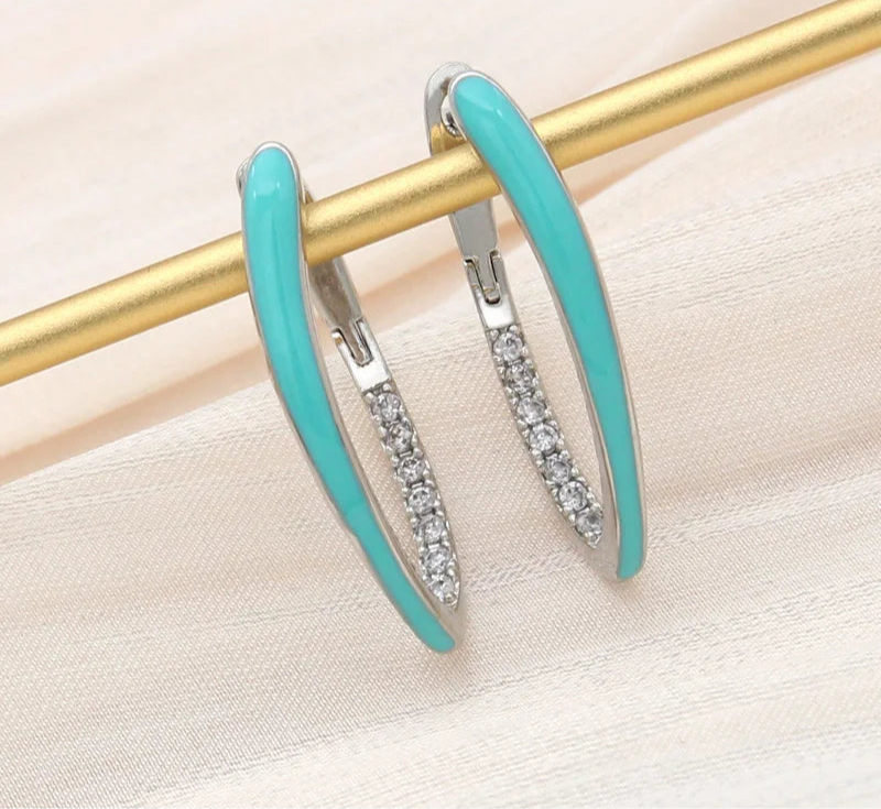 Emaljeøreringe til Kvinder