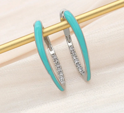 Emaljeøreringe til Kvinder