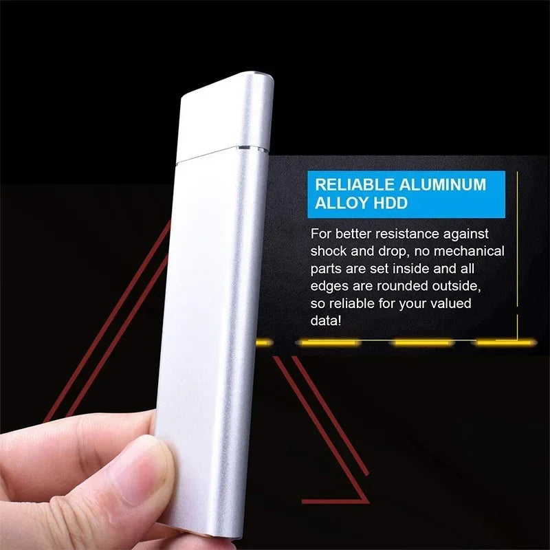 Bærbar USB-C Ekstern SSD-Drev til PC og Mac