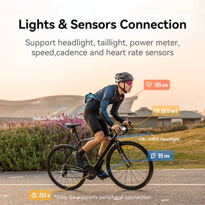 GPS Cykelcomputer med Hastighedsmåler