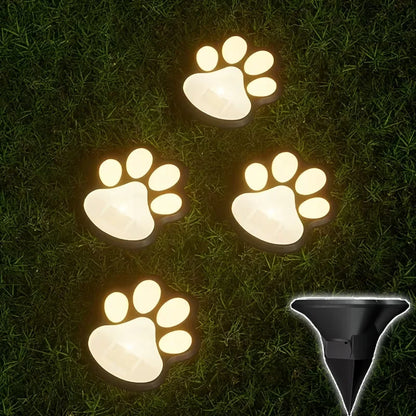 Solcelledrevne LED-Poteaftryk Havelamper