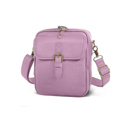 Stor Læder Crossbody Taske til Kvinder