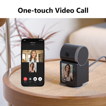 Indendørs WiFi-Sikkerhedskamera med Skærm og Tale