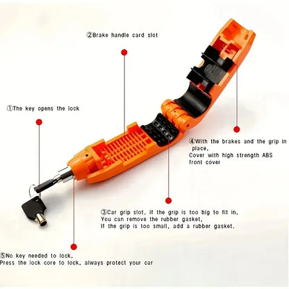 Mini Tyverisikringslås til Elektrisk Cykel